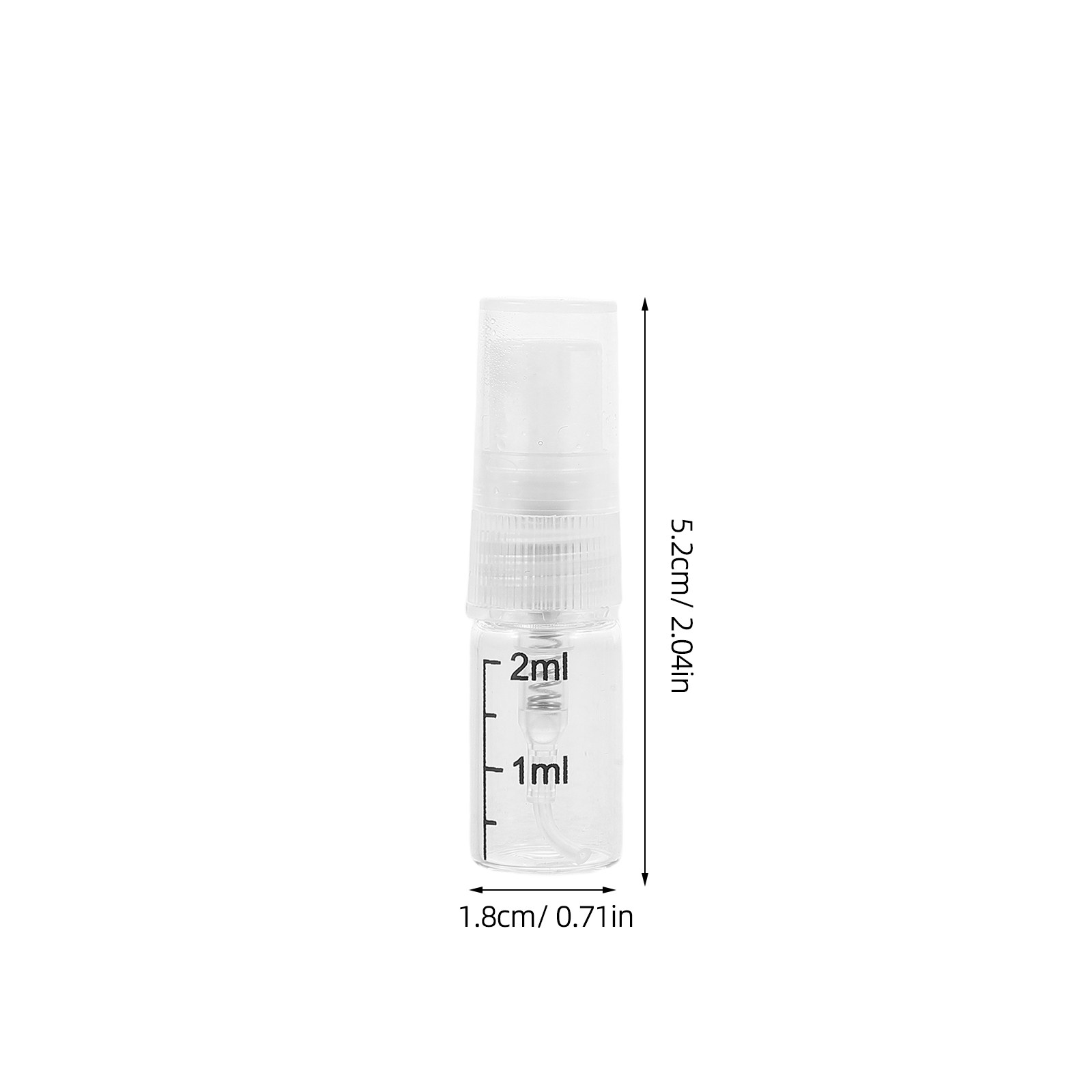 5Pcs Clear Glass Portable Spra - Misting Bottle Fine recension och pris
