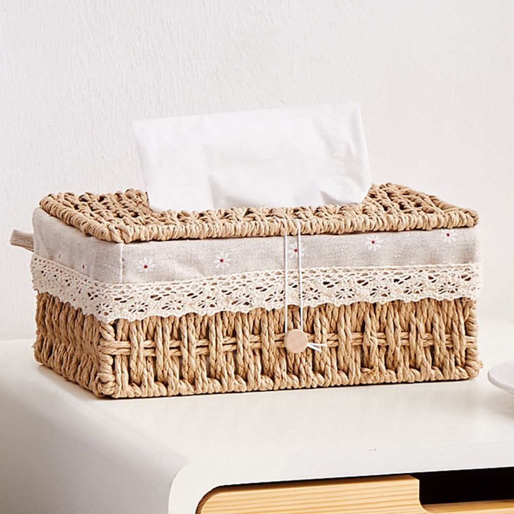 Creative Straw Knitting Basket - Agar Tissue Culture recension och pris