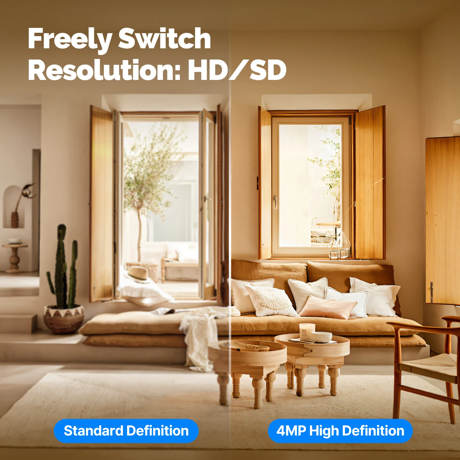 MOESTuya WiFi Indoor Pan/Tilt  - Eufy Camera E220 recension och pris