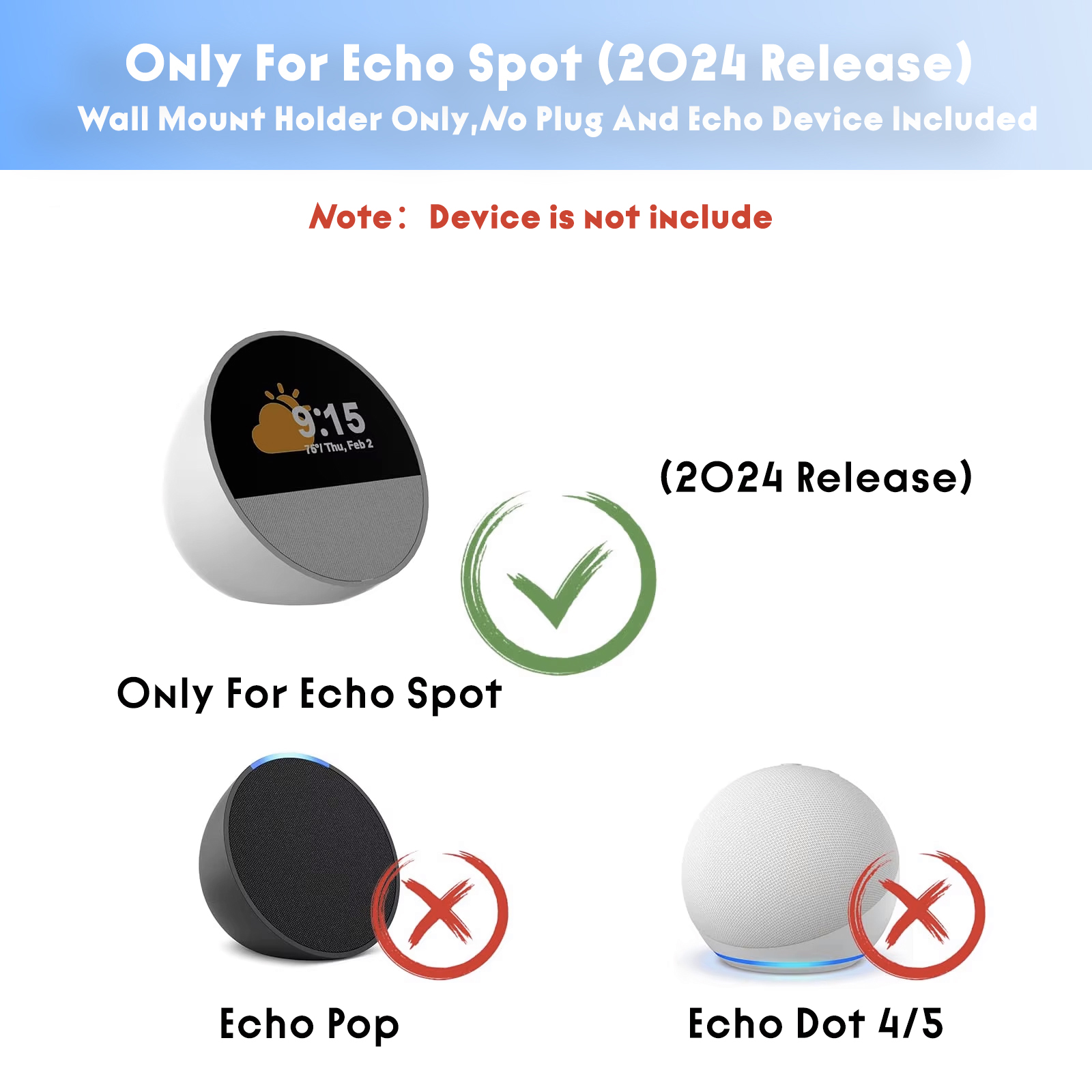 Wall Mount for Echo Dot Gen 5  - Amazon Speaker Echo Pop recension och pris