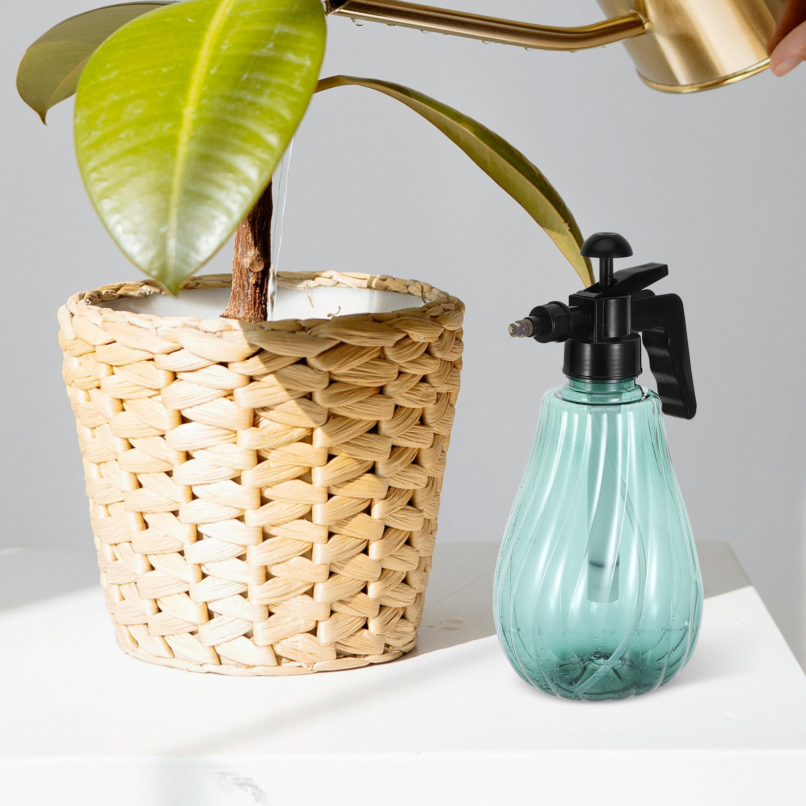 Handheld Garden Sprayer Green  - Misting Bottle Fine recension och pris